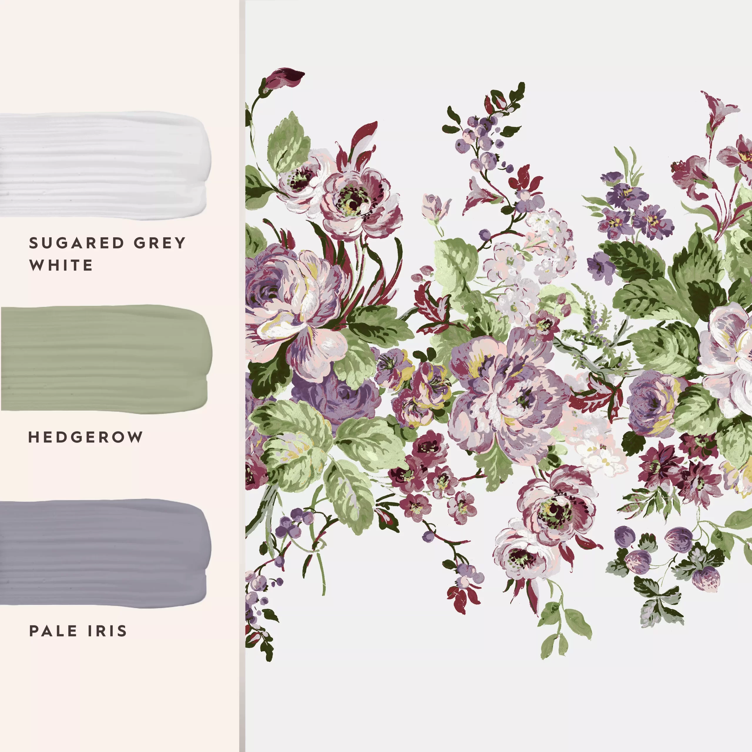 Laura Ashley Country Charm Purple Floral 2 Laura Ashley Country Charm Purple Floral - Image 2