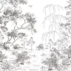 Laura Ashley Country Charm White Landscape