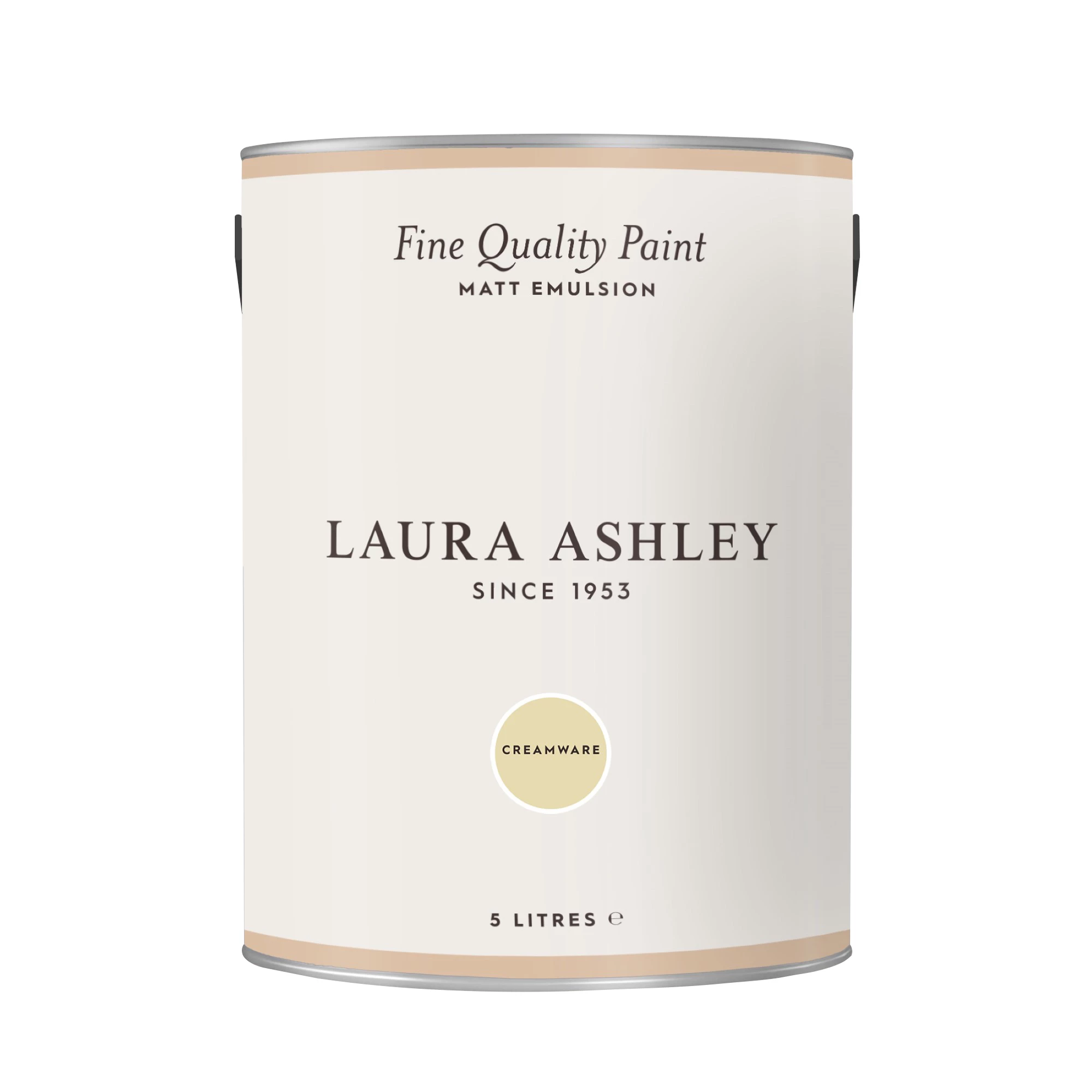 Laura Ashley Creamware Matt Emulsion Paint, 5L 2 Laura Ashley Creamware Matt Emulsion Paint, 5L - Image 2