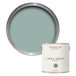 Laura Ashley Dark Duck Egg Matt Emulsion Paint, 2.5L