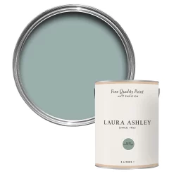 Laura Ashley Dark Duck Egg Matt Emulsion Paint, 5L