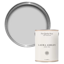 Laura Ashley Dark Sugared Grey Matt Emulsion Paint, 5L
