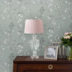 Laura Ashley Elderwood Duck Egg Floral Smooth Wallpaper -Laura Ashley Sales Store laura ashley elderwood duck egg floral smooth wallpaper5011583466799 21i bq