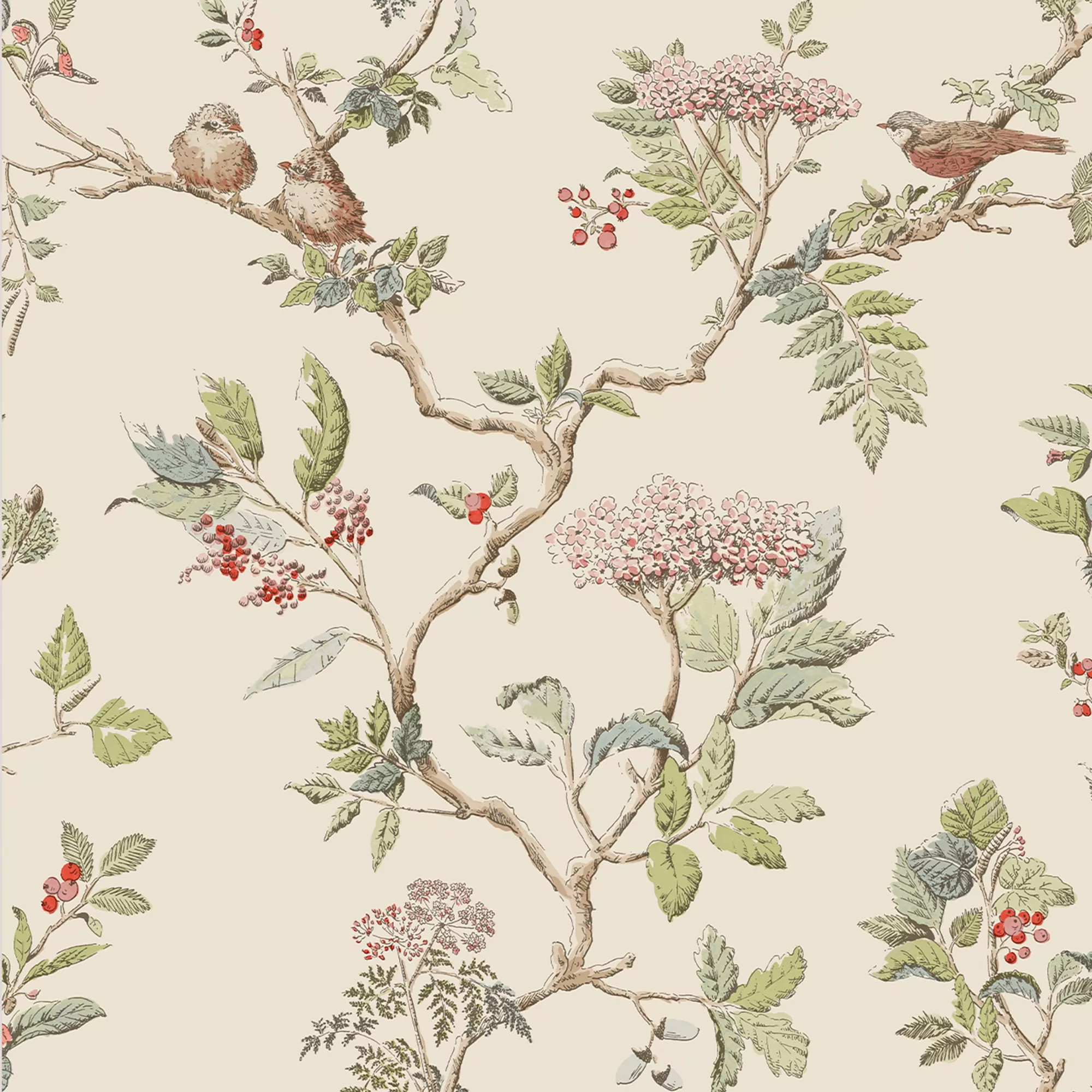 Laura Ashley Elderwood Neutral Floral Smooth Wallpaper 1 Laura Ashley Elderwood Neutral Floral Smooth Wallpaper