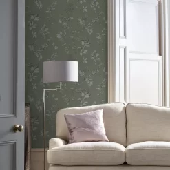 Laura Ashley Elderwood Sage Floral Smooth Wallpaper -Laura Ashley Sales Store laura ashley elderwood sage floral smooth wallpaper5011583466881 21i bq