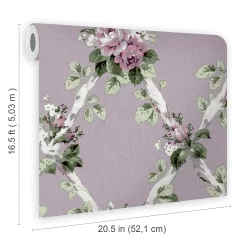 Laura Ashley Elwyn Grape Floral Smooth Wallpaper -Laura Ashley Sales Store laura ashley elwyn grape floral smooth wallpaper5011583493047 02t bq