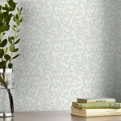Laura Ashley Erwood Eau De Nil Leaves Smooth Wallpaper 8 Laura Ashley Erwood Eau De Nil Leaves Smooth Wallpaper -Laura Ashley Sales Store laura ashley erwood eau de nil leaves smooth wallpaper5011583493016 21i bq