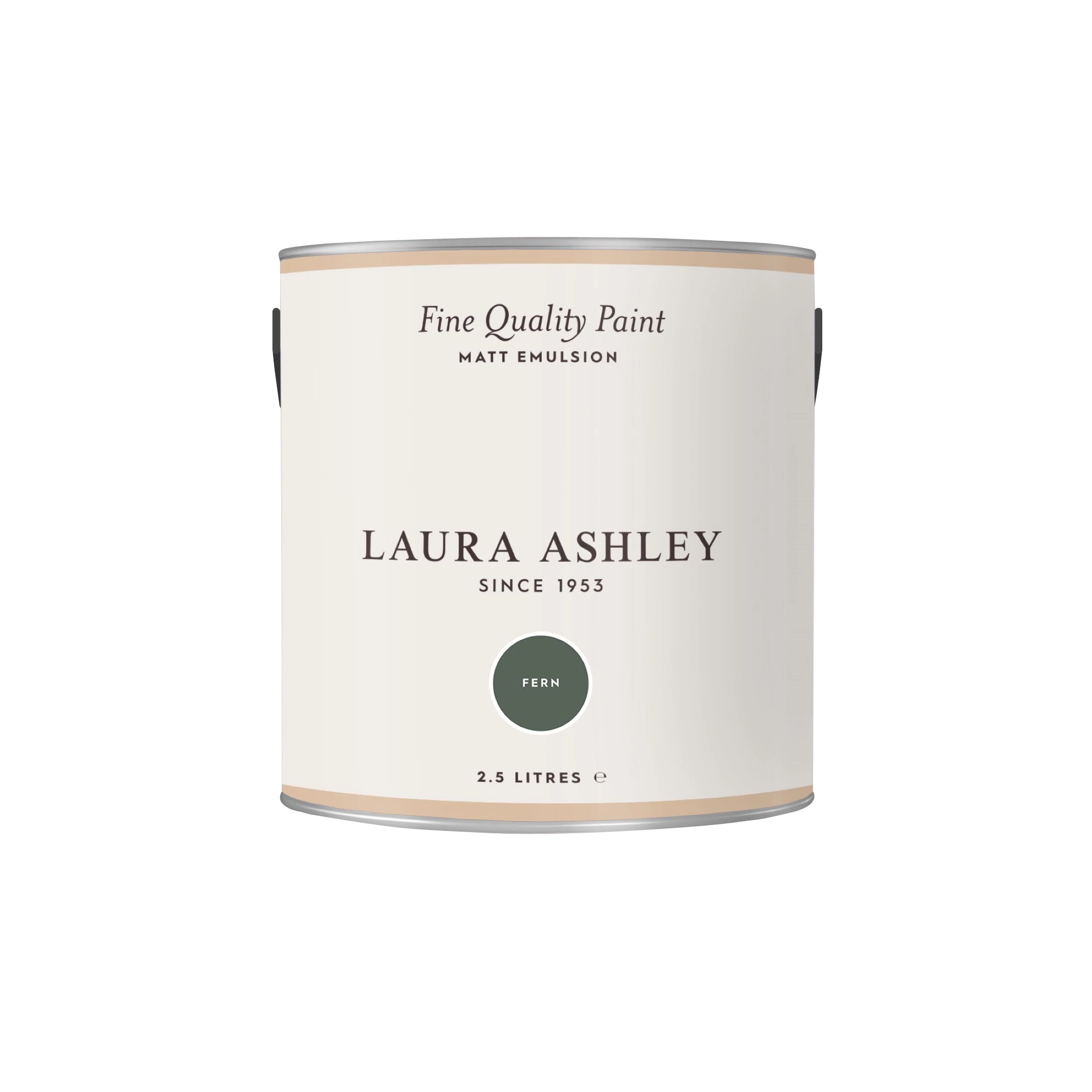 Laura Ashley Fern Matt Emulsion Paint, 2.5L 4 Laura Ashley Fern Matt Emulsion Paint, 2.5L - Image 4