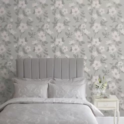 Laura Ashley Fleurir Smoke Green Floral Smooth Wallpaper 10 Laura Ashley Fleurir Smoke Green Floral Smooth Wallpaper -Laura Ashley Sales Store laura ashley fleurir smoke green floral smooth wallpaper5011583487077 21i bq