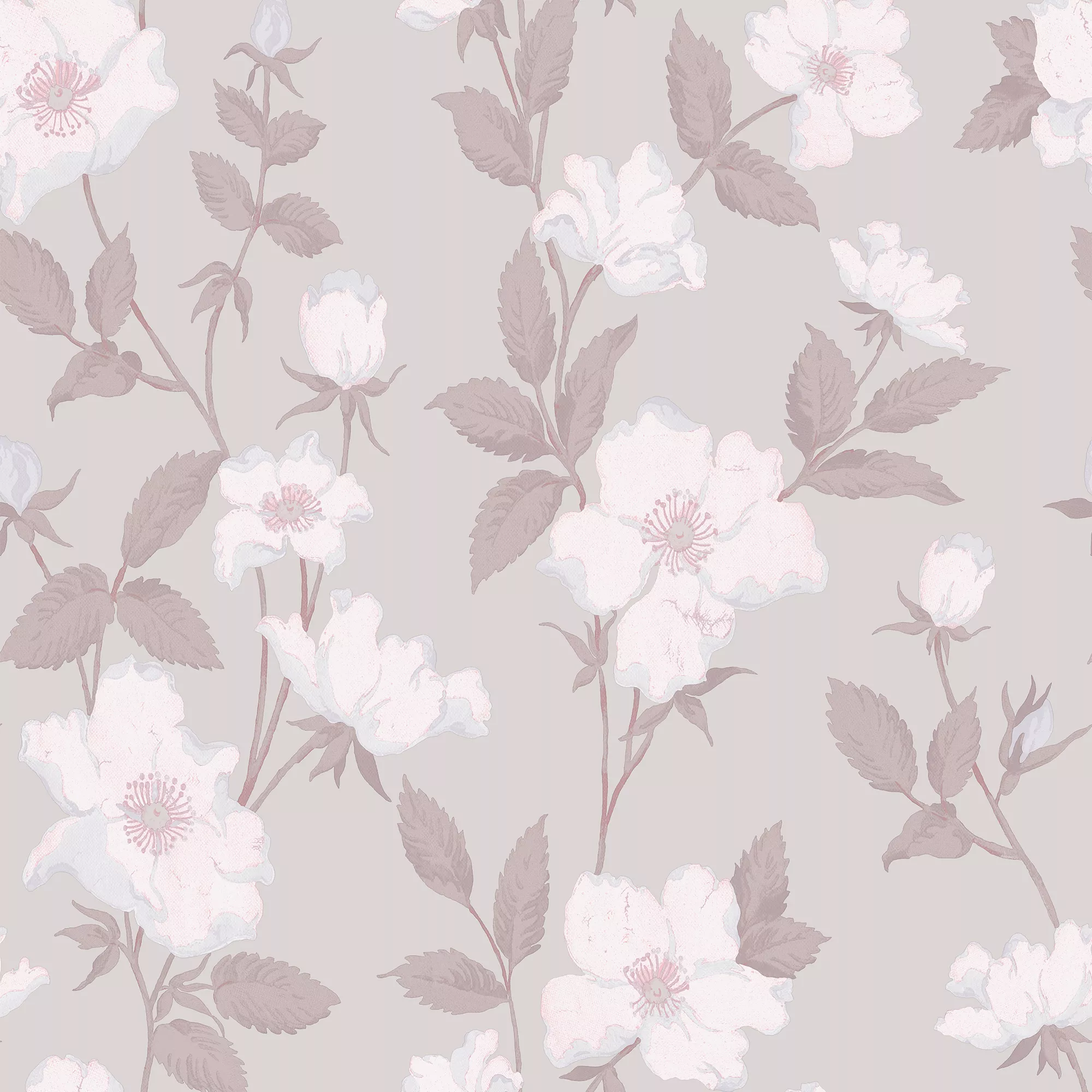 Laura Ashley Fleurir Sugared Violet Floral Smooth Wallpaper 1 Laura Ashley Fleurir Sugared Violet Floral Smooth Wallpaper