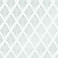 Laura Ashley Florin Duck Egg Geometric Smooth Wallpaper