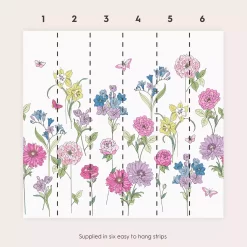 Laura Ashley Gilly Multicolour Floral Matt Mural -Laura Ashley Sales Store laura ashley gilly multicolour floral matt mural5011583546576 01t bq