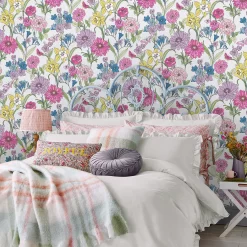 Laura Ashley Gilly Multicolour Floral Smooth Wallpaper -Laura Ashley Sales Store laura ashley gilly multicolour floral smooth wallpaper5011583545876 20i bq