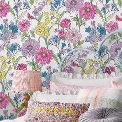 Laura Ashley Gilly Multicolour Floral Smooth Wallpaper -Laura Ashley Sales Store laura ashley gilly multicolour floral smooth wallpaper5011583545876 21i bq