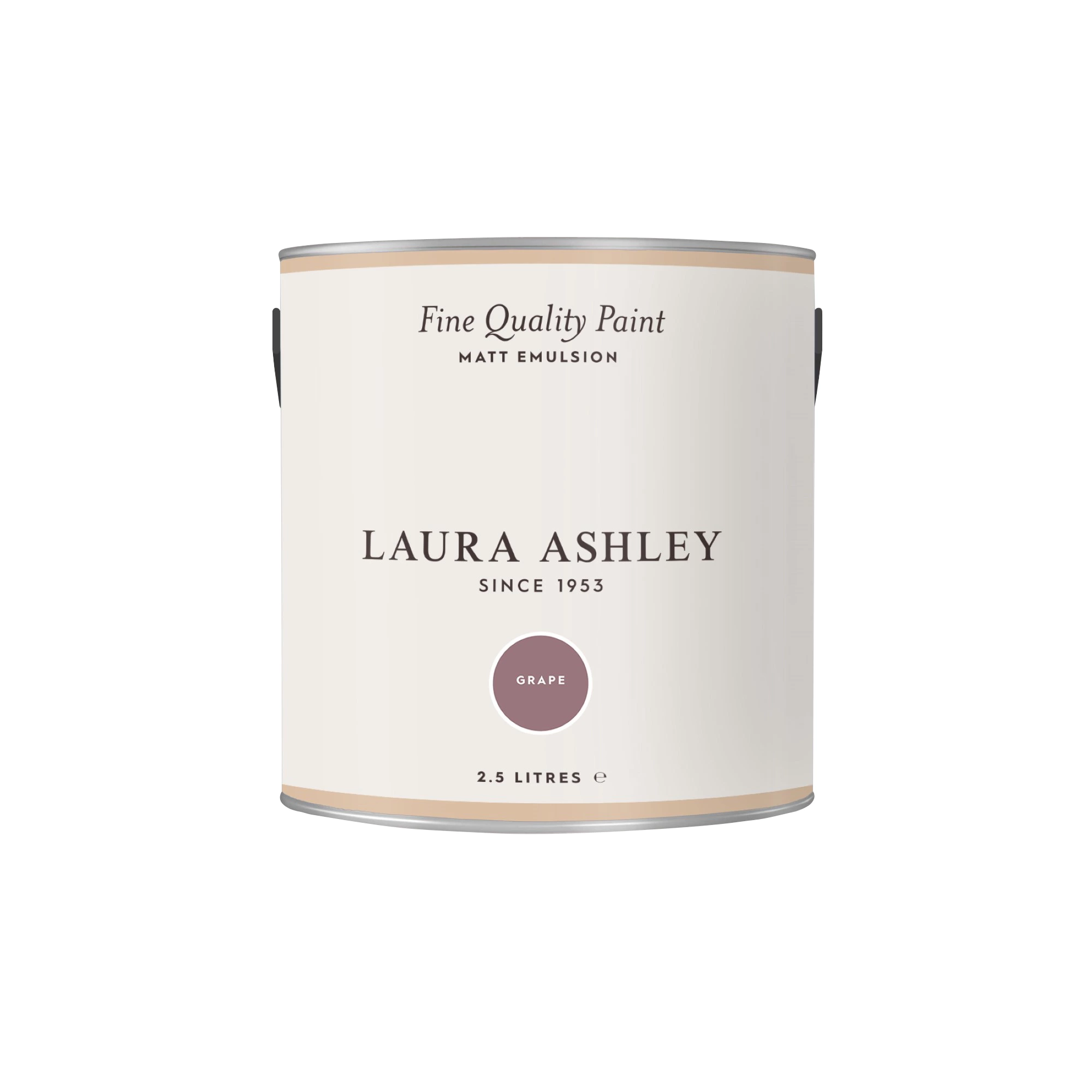 Laura Ashley Grape Matt Emulsion Paint, 2.5L 4 Laura Ashley Grape Matt Emulsion Paint, 2.5L - Image 4
