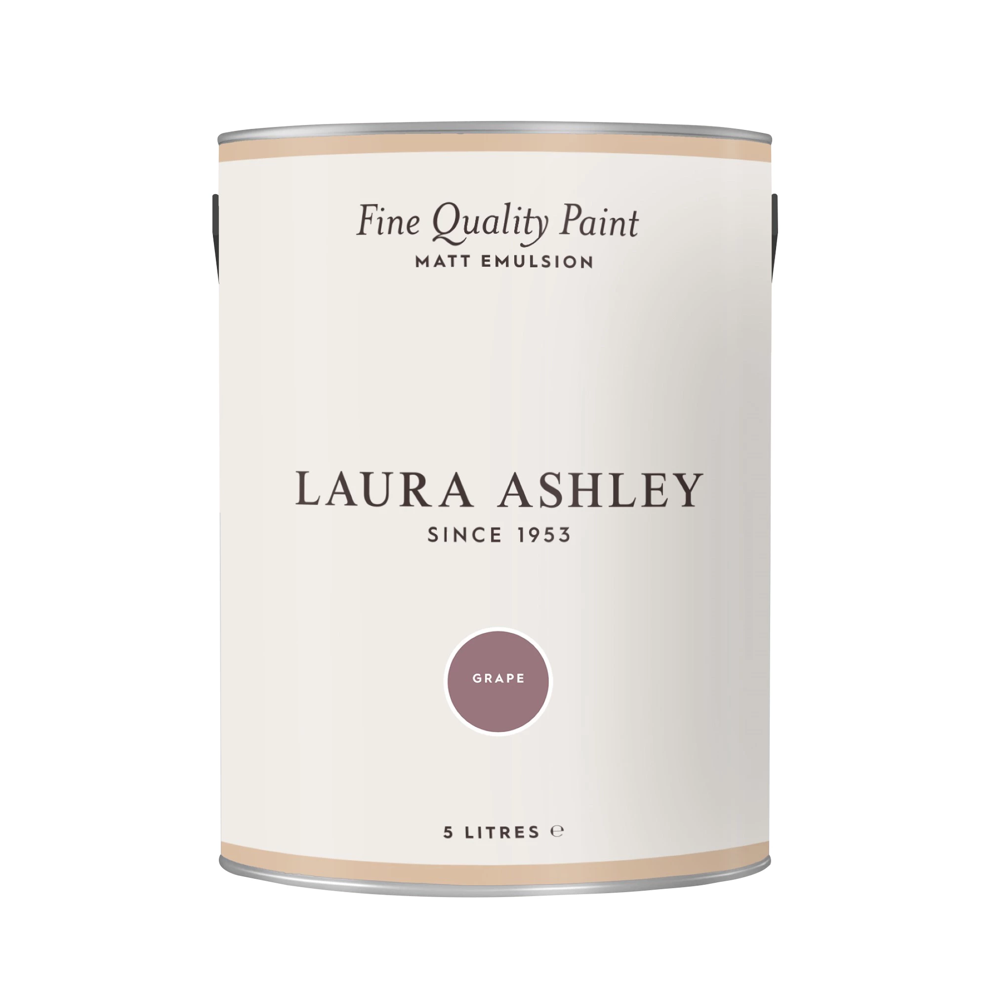 Laura Ashley Grape Matt Emulsion Paint, 5L 2 Laura Ashley Grape Matt Emulsion Paint, 5L - Image 2