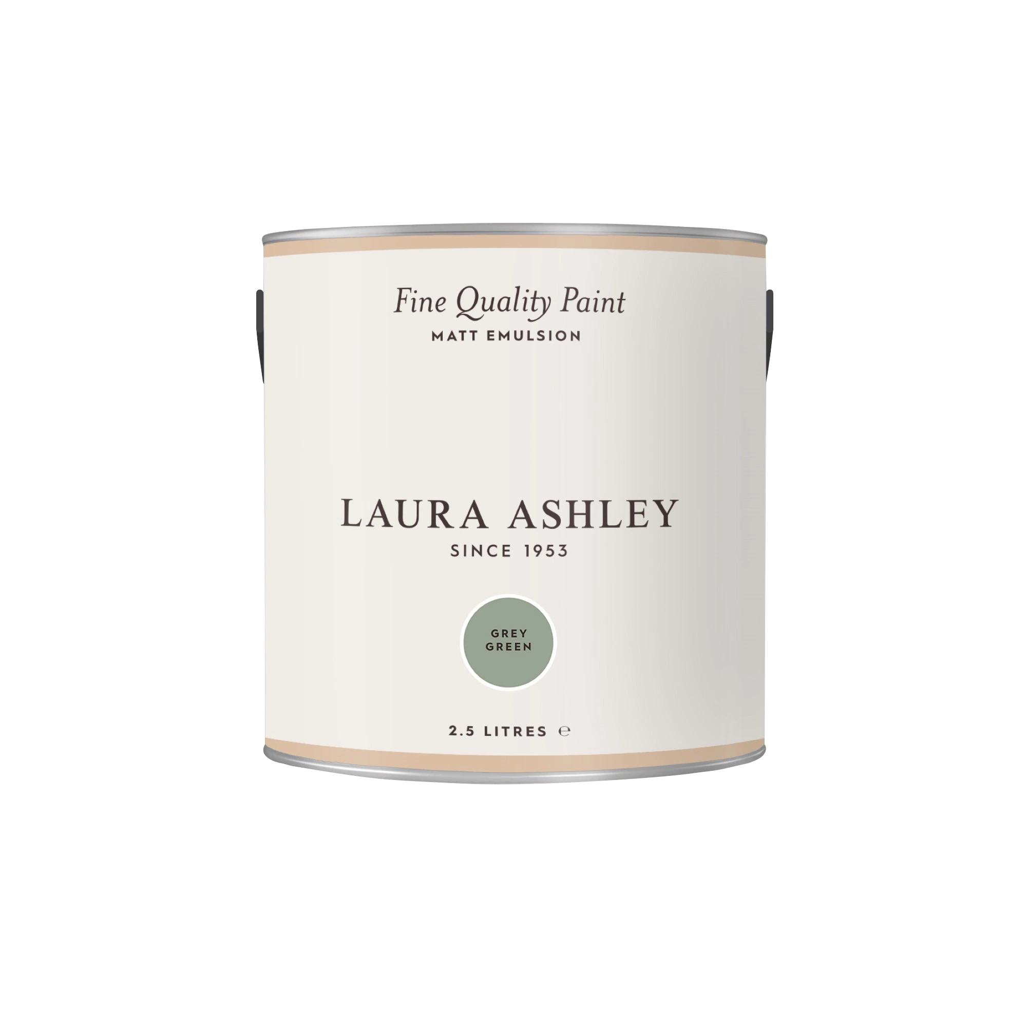 Laura Ashley Grey Green Matt Emulsion Paint, 2.5L 5 Laura Ashley Grey Green Matt Emulsion Paint, 2.5L - Image 5