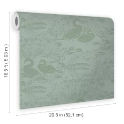 Laura Ashley Heritage Inspired Green Animal Smooth Wallpaper -Laura Ashley Sales Store laura ashley heritage inspired green animal smooth wallpaper5011583523966 02t bq
