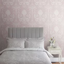 Laura Ashley Josette Amethyst Damask Smooth Wallpaper -Laura Ashley Sales Store laura ashley josette amethyst damask smooth wallpaper5011583467871 21i bq