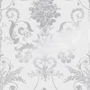 Laura Ashley Josette Damask Silver Effect Smooth Wallpaper