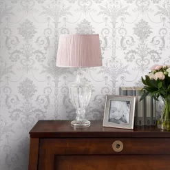 Laura Ashley Josette Dove Grey & White Damask Smooth Wallpaper 8 Laura Ashley Josette Dove Grey & White Damask Smooth Wallpaper -Laura Ashley Sales Store laura ashley josette dove grey white damask smooth wallpaper5011583467994 21i bq
