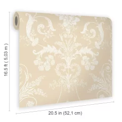 Laura Ashley Josette Linen Damask Smooth Wallpaper -Laura Ashley Sales Store laura ashley josette linen damask smooth wallpaper5011583467963 02t bq