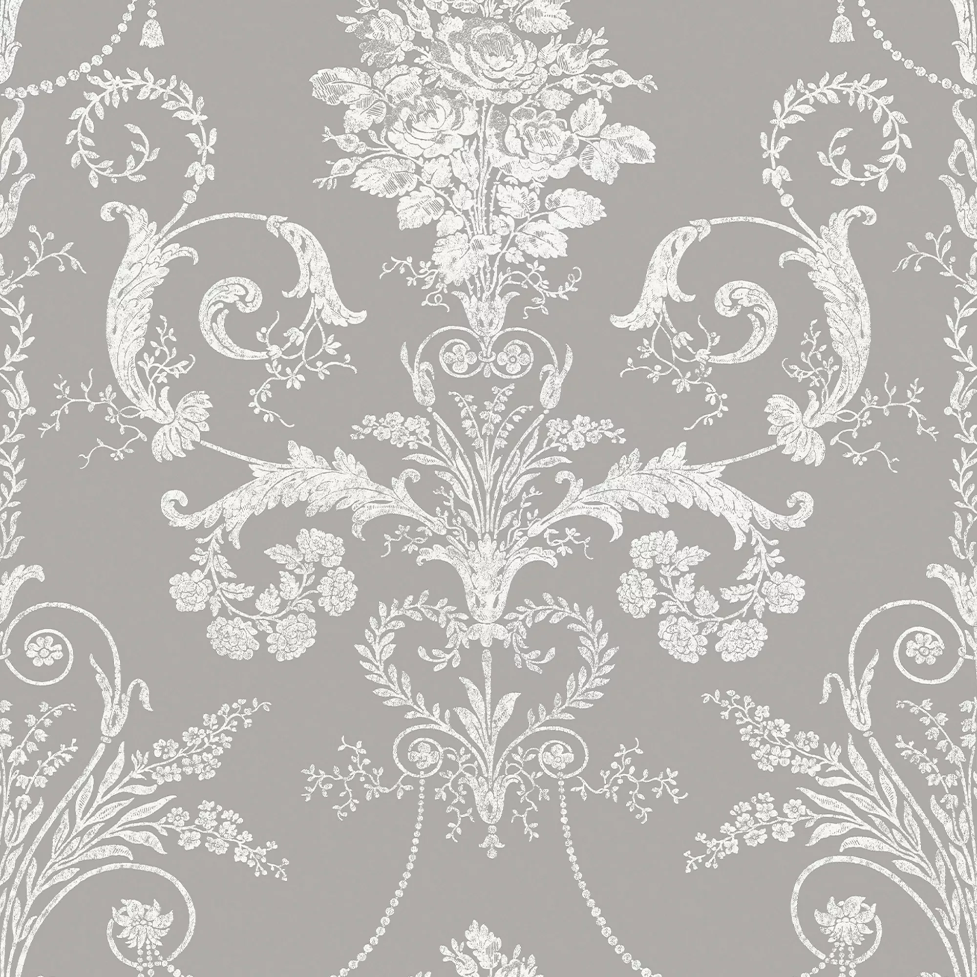 Laura Ashley Josette Steel Damask Smooth Wallpaper 1 Laura Ashley Josette Steel Damask Smooth Wallpaper