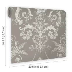 Laura Ashley Josette Steel Damask Smooth Wallpaper 11 Laura Ashley Josette Steel Damask Smooth Wallpaper -Laura Ashley Sales Store laura ashley josette steel damask smooth wallpaper5011583467932 02t bq