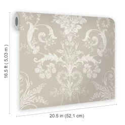 Laura Ashley Josette White & Dove Grey Damask Smooth Wallpaper 9 Laura Ashley Josette White & Dove Grey Damask Smooth Wallpaper -Laura Ashley Sales Store laura ashley josette white dove grey damask smooth wallpaper5011583467789 02t bq