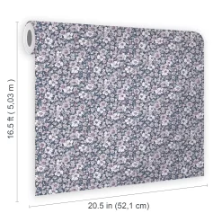 Laura Ashley Libby Purple Kids Smooth Wallpaper -Laura Ashley Sales Store laura ashley libby purple kids smooth wallpaper5011583546507 02t bq