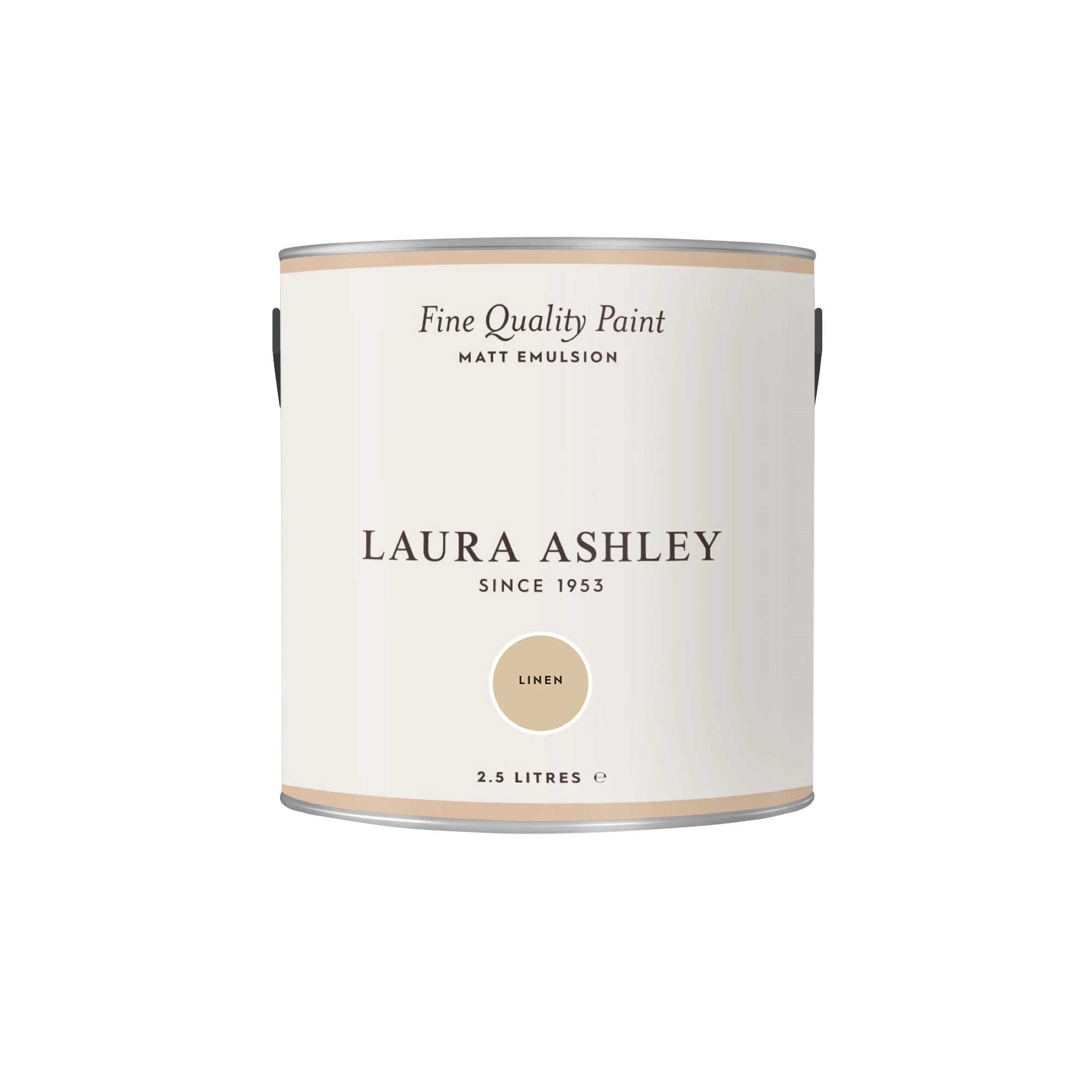 Laura Ashley Linen Matt Emulsion Paint, 2.5L 4 Laura Ashley Linen Matt Emulsion Paint, 2.5L - Image 4