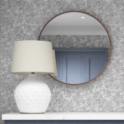 Laura Ashley Louise Grey Floral Smooth Wallpaper -Laura Ashley Sales Store laura ashley louise grey floral smooth wallpaper5011583546262 21i bq