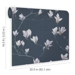 Laura Ashley Magnolia Grove Dusky Seaspray Floral Smooth Wallpaper 11 Laura Ashley Magnolia Grove Dusky Seaspray Floral Smooth Wallpaper -Laura Ashley Sales Store laura ashley magnolia grove dusky seaspray floral smooth wallpaper5011583467093 02t bq