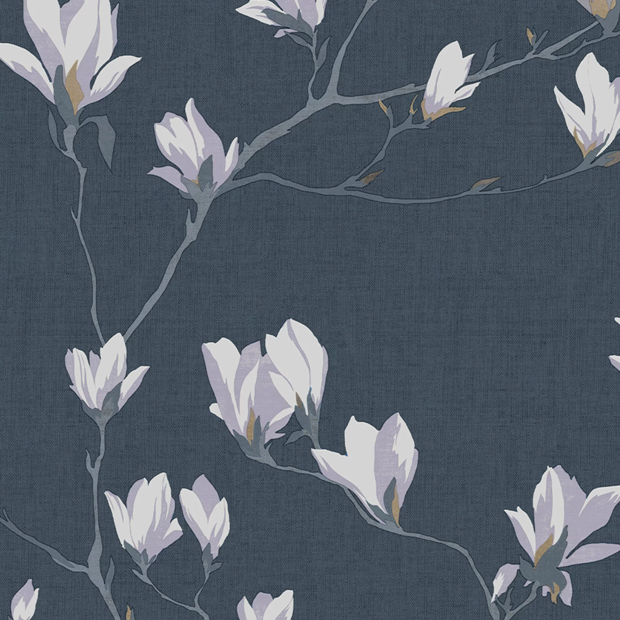 Laura Ashley Magnolia Grove Dusky Seaspray Floral Smooth Wallpaper 3 Laura Ashley Magnolia Grove Dusky Seaspray Floral Smooth Wallpaper - Image 3