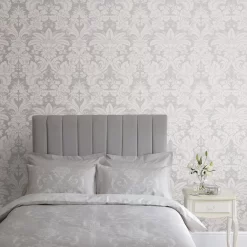 Laura Ashley Martigues Moonbeam Damask Smooth Wallpaper -Laura Ashley Sales Store laura ashley martigues moonbeam damask smooth wallpaper5011583487169 21i bq