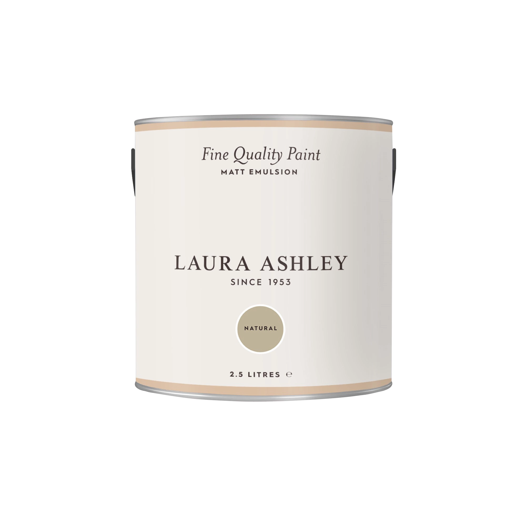 Laura Ashley Natural Matt Emulsion Paint, 2.5L 4 Laura Ashley Natural Matt Emulsion Paint, 2.5L - Image 4