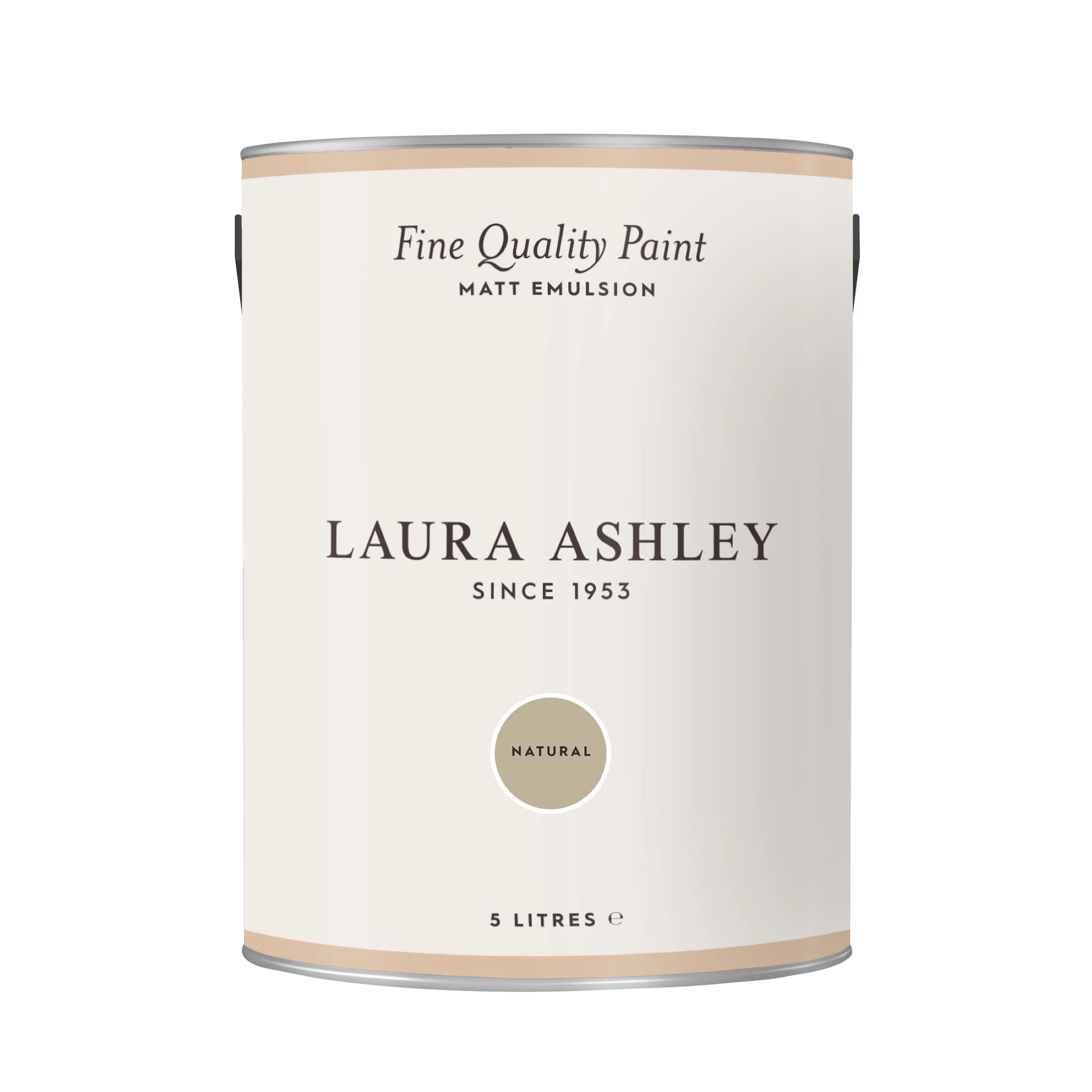 Laura Ashley Natural Matt Emulsion Paint, 5L 2 Laura Ashley Natural Matt Emulsion Paint, 5L - Image 2