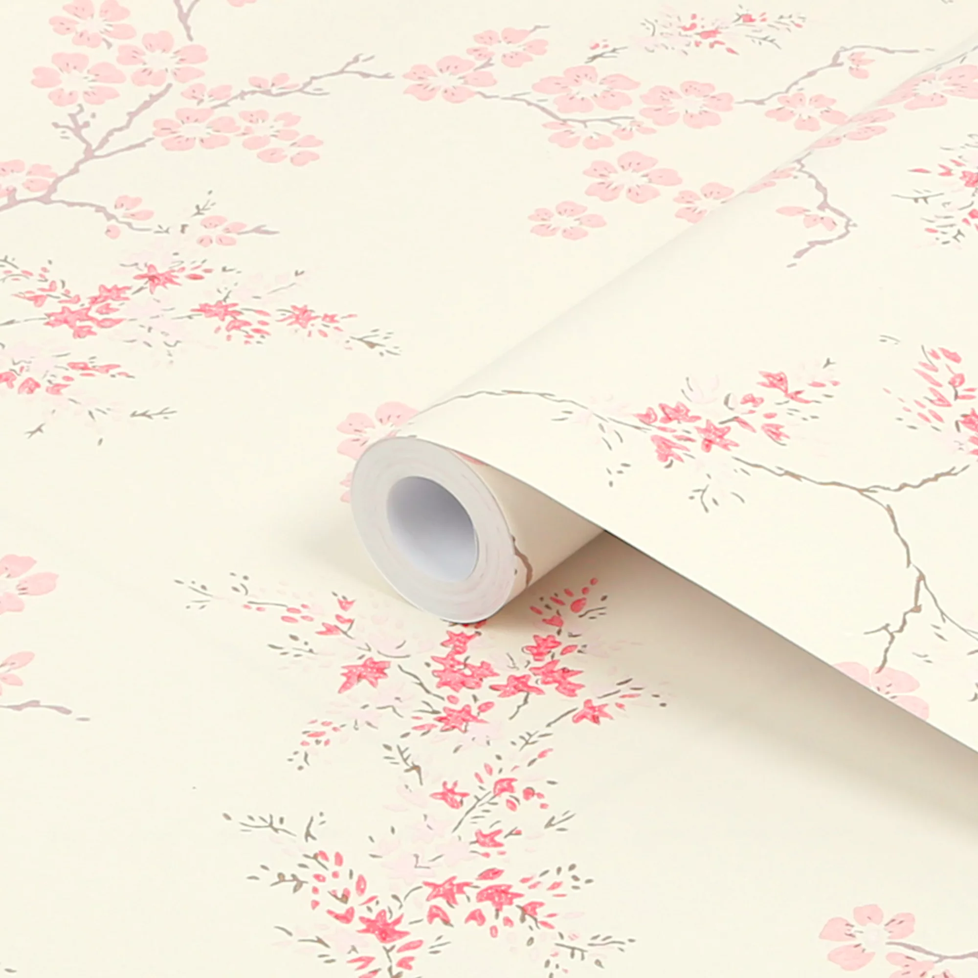 Laura Ashley Oriental Blush Blossom Smooth Wallpaper 2 Laura Ashley Oriental Blush Blossom Smooth Wallpaper - Image 2