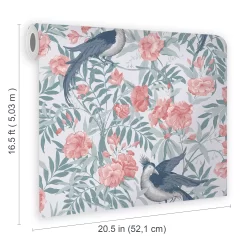 Laura Ashley Osterley Rosewood Floral Smooth Wallpaper 11 Laura Ashley Osterley Rosewood Floral Smooth Wallpaper -Laura Ashley Sales Store laura ashley osterley rosewood floral smooth wallpaper5011583486414 02t bq