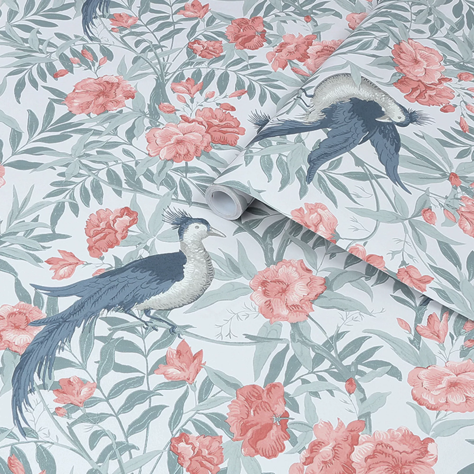 Laura Ashley Osterley Rosewood Floral Smooth Wallpaper 2 Laura Ashley Osterley Rosewood Floral Smooth Wallpaper - Image 2