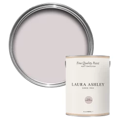 Laura Ashley Pale Amethyst Matt Emulsion Paint, 5L