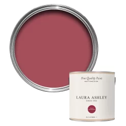 Laura Ashley Pale Cranberry Matt Emulsion Paint, 2.5L