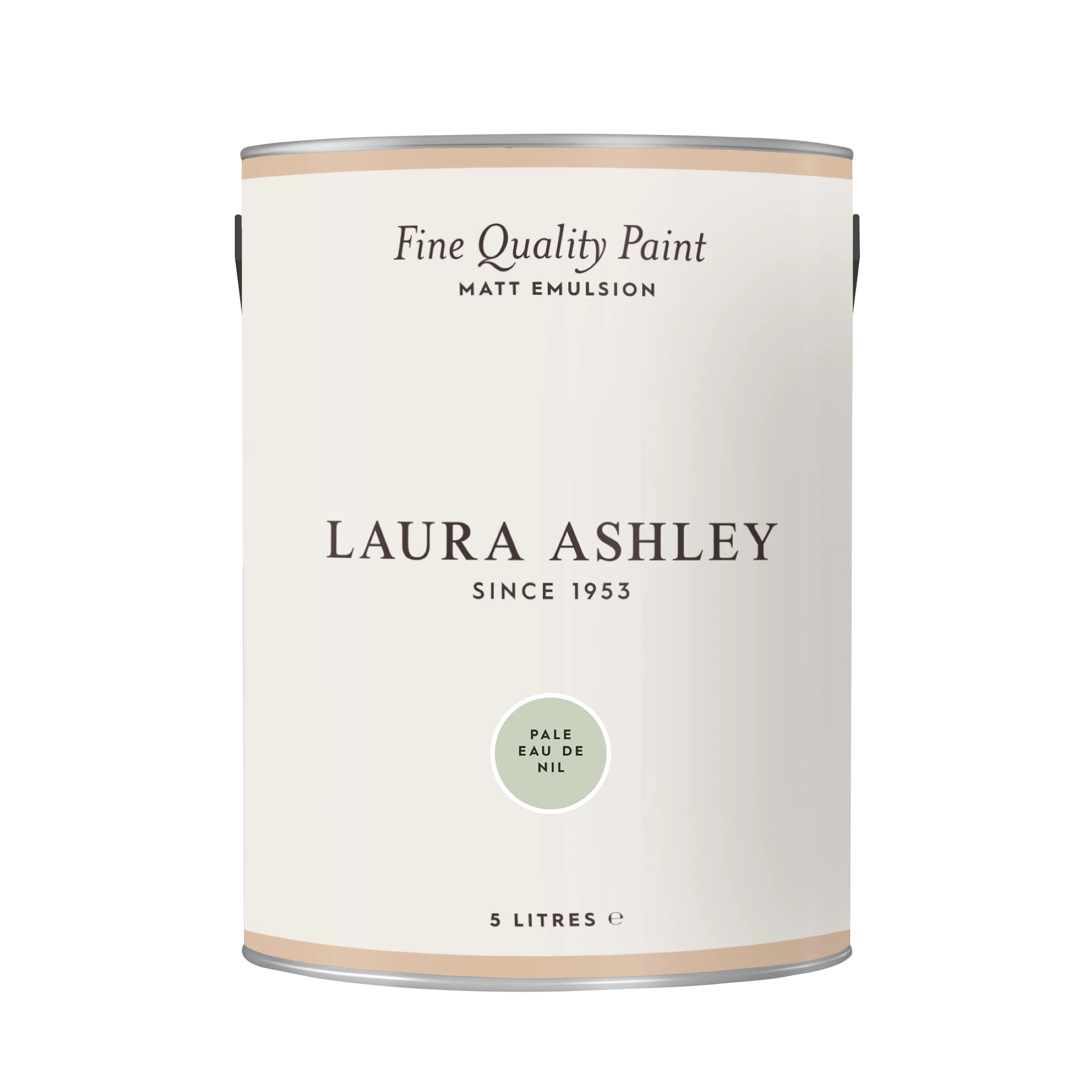 Laura Ashley Pale Eau De Nil Matt Emulsion Paint, 5L 2 Laura Ashley Pale Eau De Nil Matt Emulsion Paint, 5L - Image 2