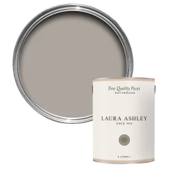 Laura Ashley Pale French Grey Matt Emulsion Paint, 5L