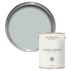 Laura Ashley Pale Grey Green Matt Emulsion Paint, 5L