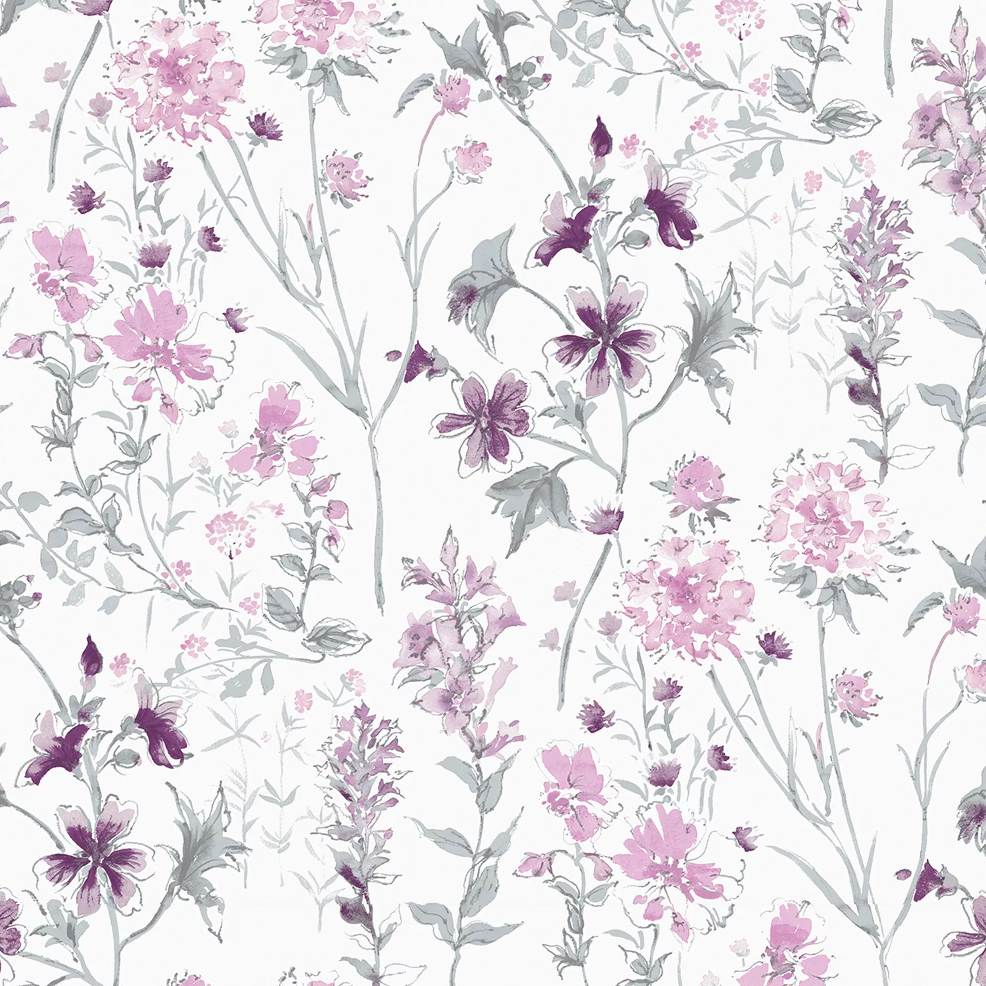 Laura Ashley Pale Iris Wild Meadow Smooth Wallpaper 1 Laura Ashley Pale Iris Wild Meadow Smooth Wallpaper