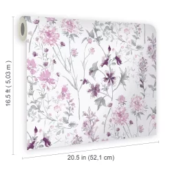 Laura Ashley Pale Iris Wild Meadow Smooth Wallpaper 11 Laura Ashley Pale Iris Wild Meadow Smooth Wallpaper -Laura Ashley Sales Store laura ashley pale iris wild meadow smooth wallpaper5011583467307 02t bq