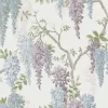 Laura Ashley Pale Iris Wisteria Smooth Wallpaper