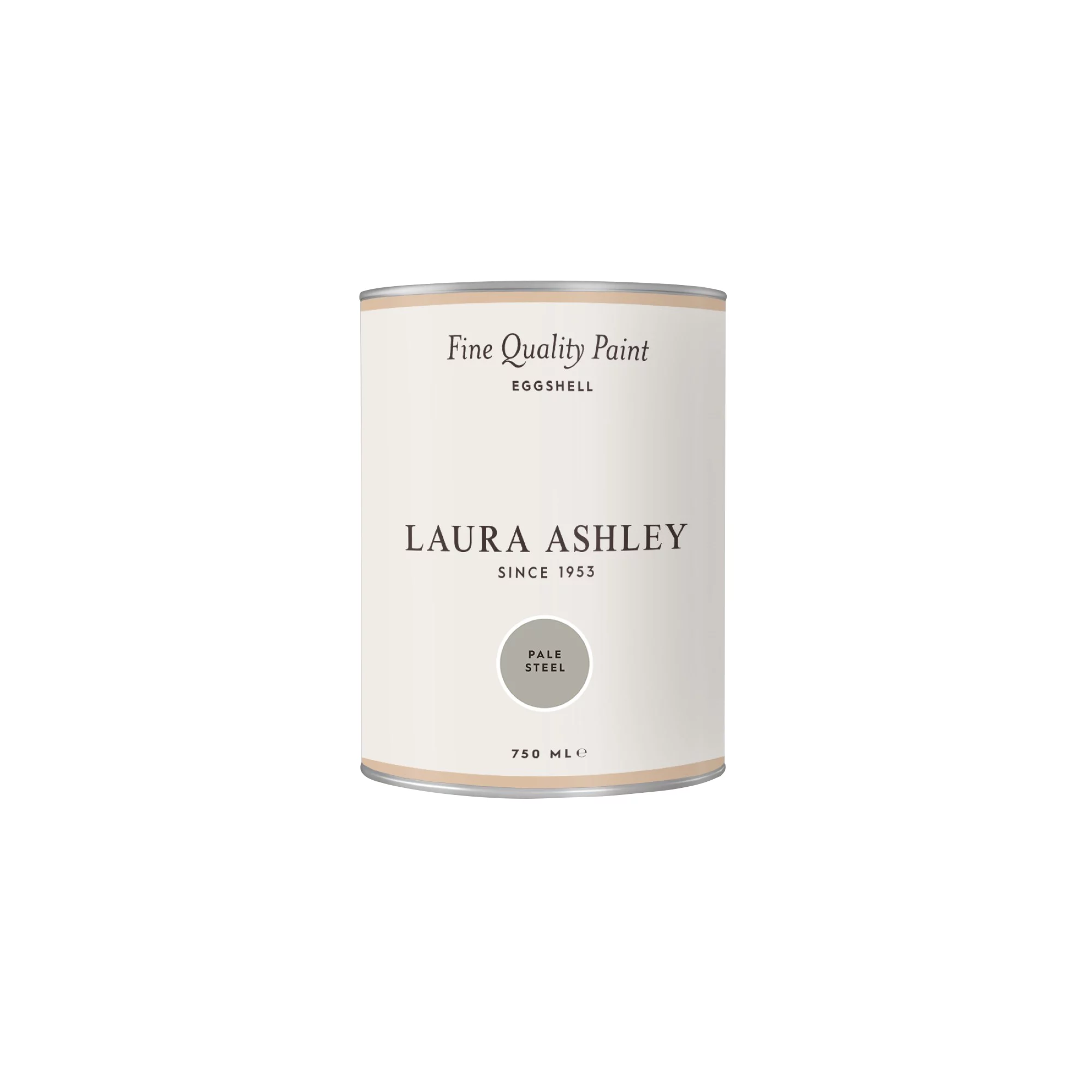 Laura Ashley Pale Steel Eggshell Emulsion Paint, 750ml 4 Laura Ashley Pale Steel Eggshell Emulsion Paint, 750ml - Image 4