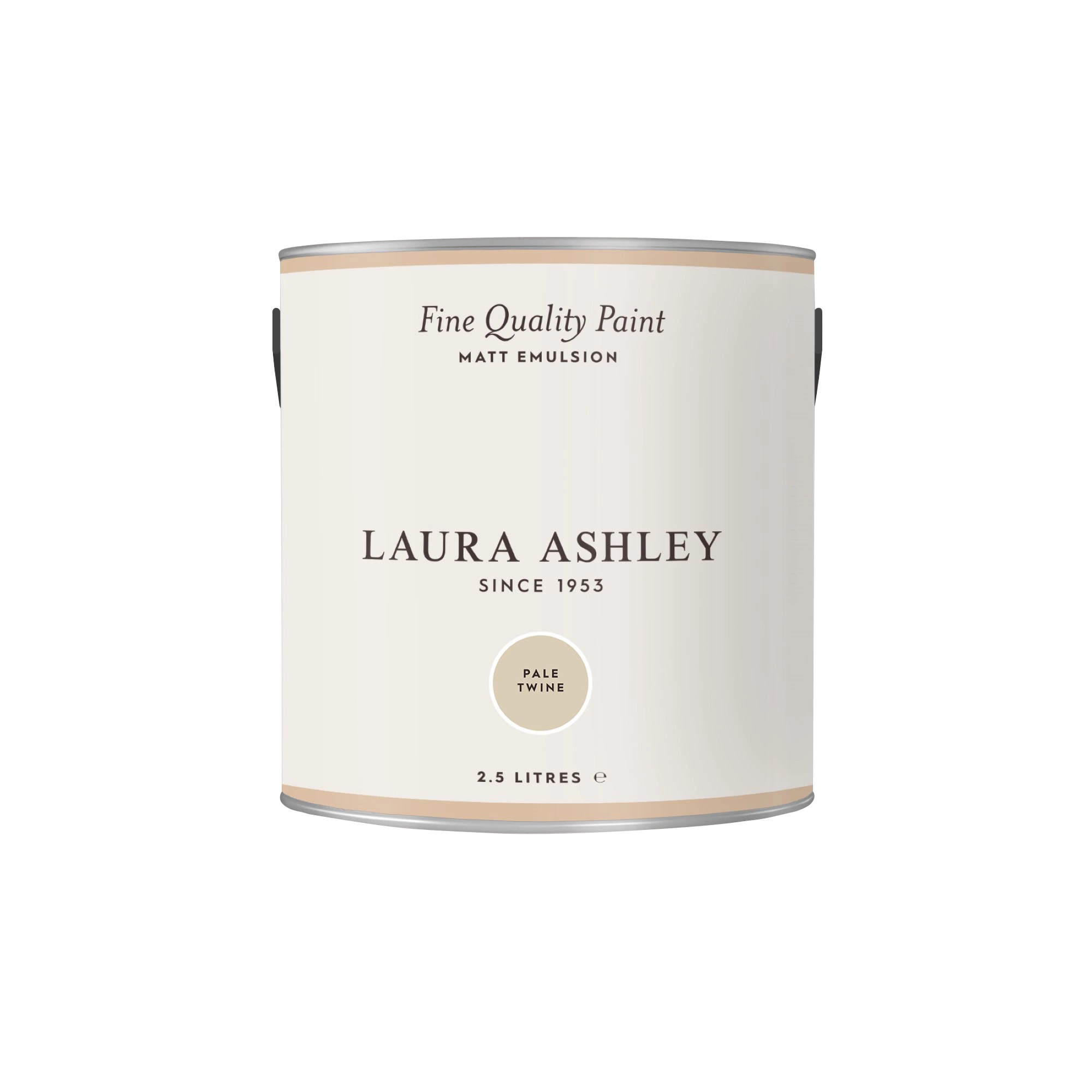 Laura Ashley Pale Twine Matt Emulsion Paint, 2.5L 2 Laura Ashley Pale Twine Matt Emulsion Paint, 2.5L - Image 2